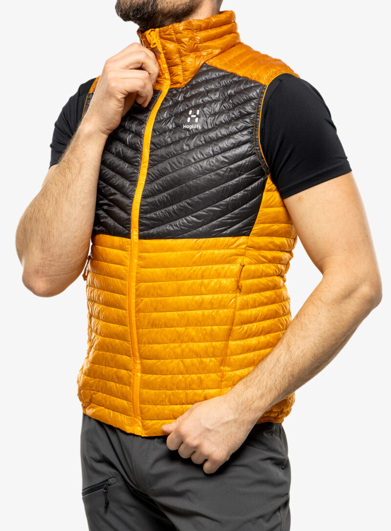 Vestă barbati Haglofs L.I.M Mimic Vest - sunny yellow/magnetite