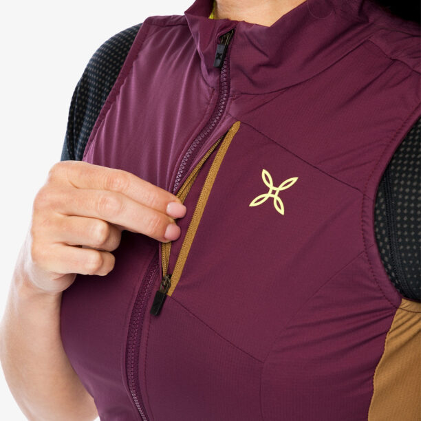 Preţ Vesta ciclism femei Montura Rando Cycling Alpha Vest - wine red/camel