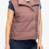 Vesta femei Didriksons Charlen Vest - faded wine