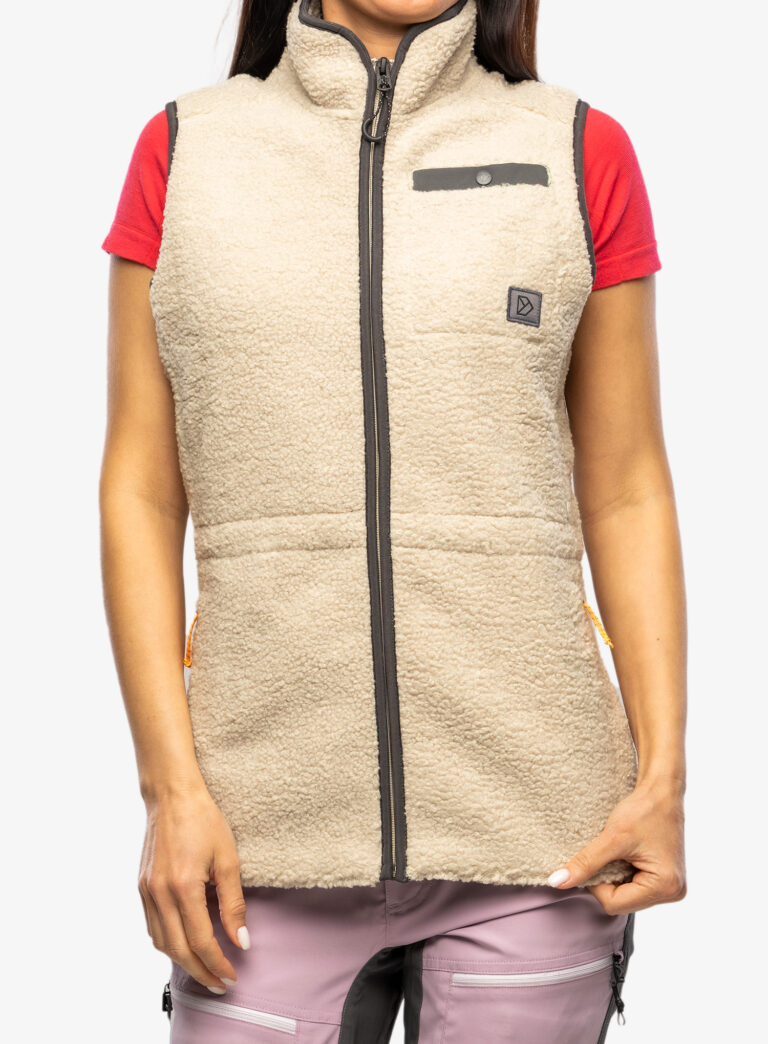 Vesta femei Didriksons Libra Vest - light beige