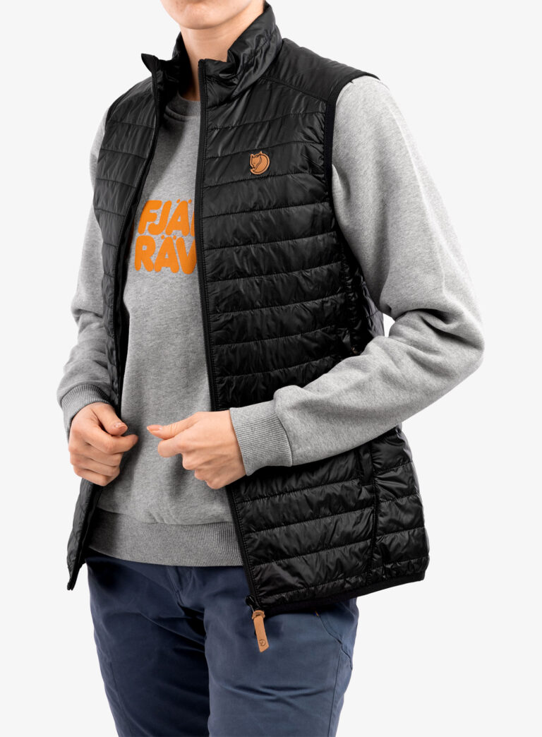 Vesta femei Fjallraven Abisko Padded Vest - black - imagine 6