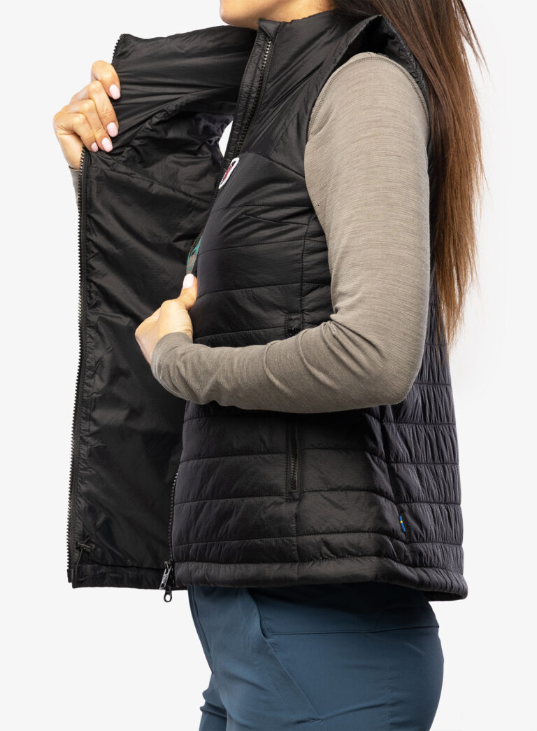 Vesta femei Fjallraven Expedition X-Lätt Vest - black - imagine 6