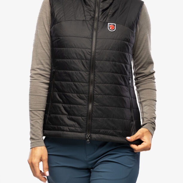 Vesta femei Fjallraven Expedition X-Lätt Vest - black