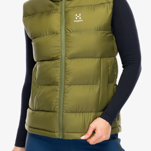 Cumpăra Vesta femei Haglofs Puffy Mimic Vest - olive green