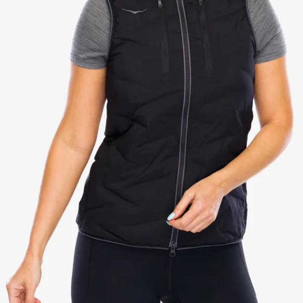 Vesta femei Hoka Skyfill Run Vest - black