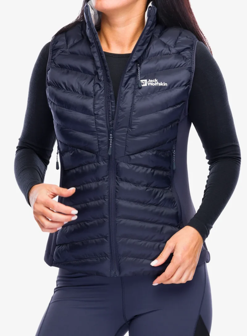 Vesta femei Jack Wolfskin Routeburn Pro Ins Vest - graphite/cool grey