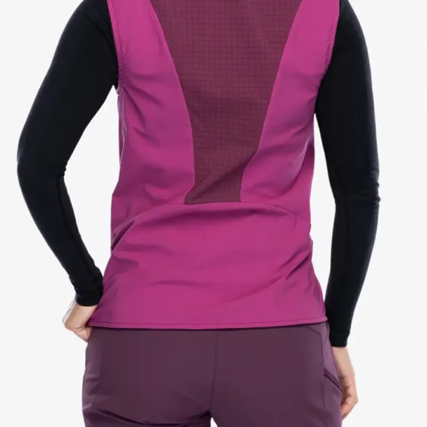 Vesta femei Montura Trace Hybrid Vest - baton rouge/wine red preţ