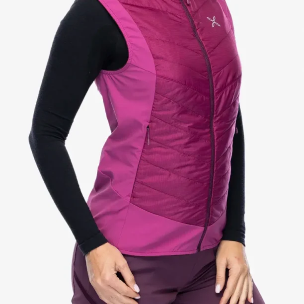 Cumpăra Vesta femei Montura Trace Hybrid Vest - baton rouge/wine red