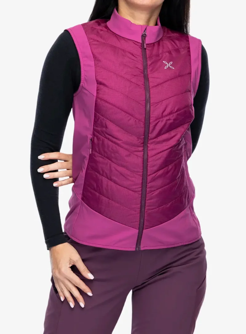 Vesta femei Montura Trace Hybrid Vest - baton rouge/wine red