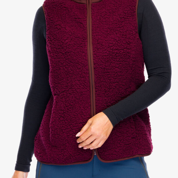 Vesta femei Royal Robbins Urbanesque Vest - burnt grape