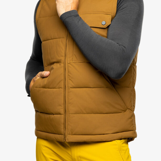 Cumpăra Vesta încălzită Carhartt Loose Fit Montana Insulated Vest - oak brown