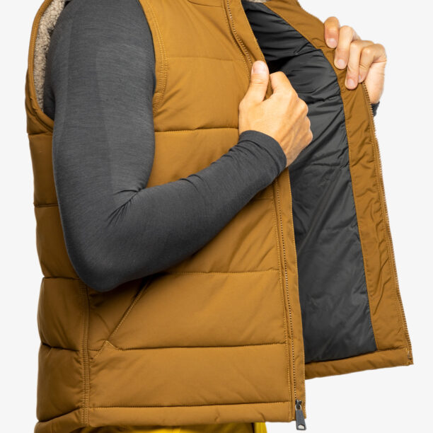 Original Vesta încălzită Carhartt Loose Fit Montana Insulated Vest - oak brown