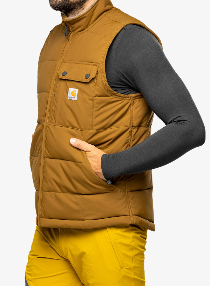 Vesta încălzită Carhartt Loose Fit Montana Insulated Vest - oak brown