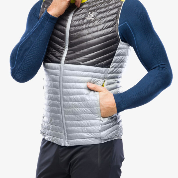 Cumpăra Vesta încălzită Haglofs L.I.M Mimic Vest - stone grey/magnetite