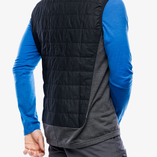 Original Vesta încălzită Icebreaker MerinoLoft Vest - black/jet