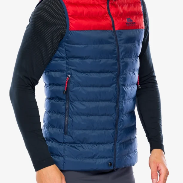 Cumpăra Vesta încălzită Mountain Equipment Superflux Vest - dusk/red rock