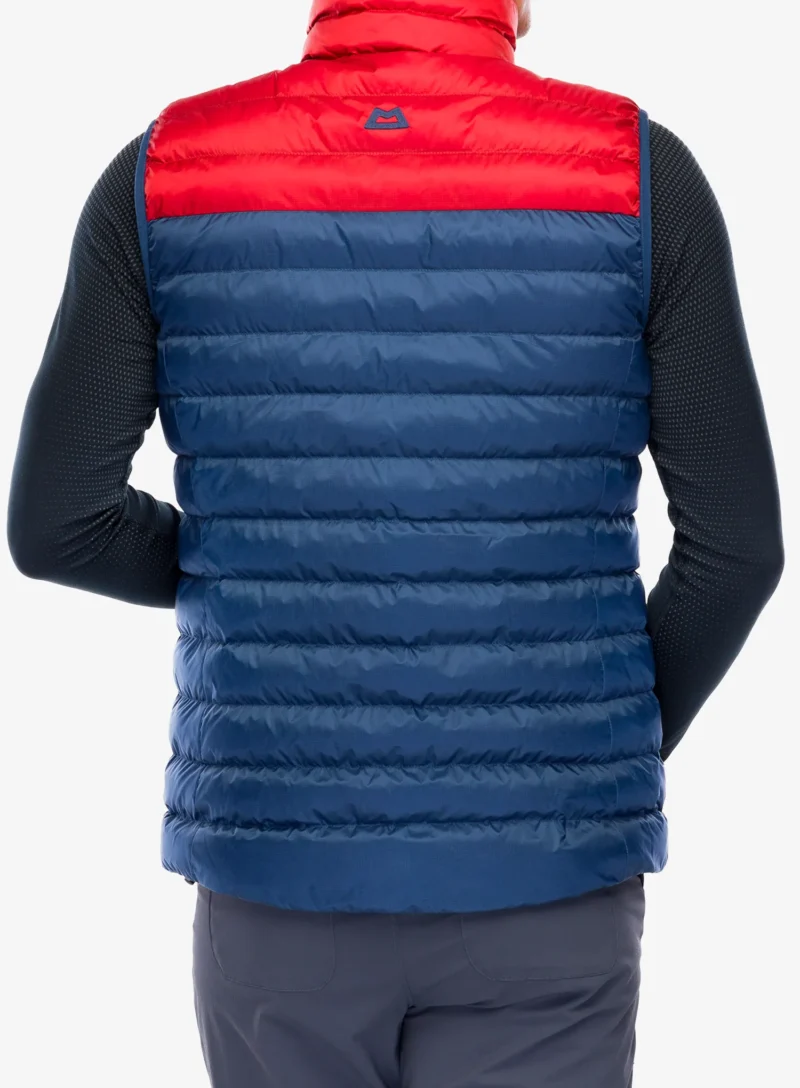 Original Vesta încălzită Mountain Equipment Superflux Vest - dusk/red rock