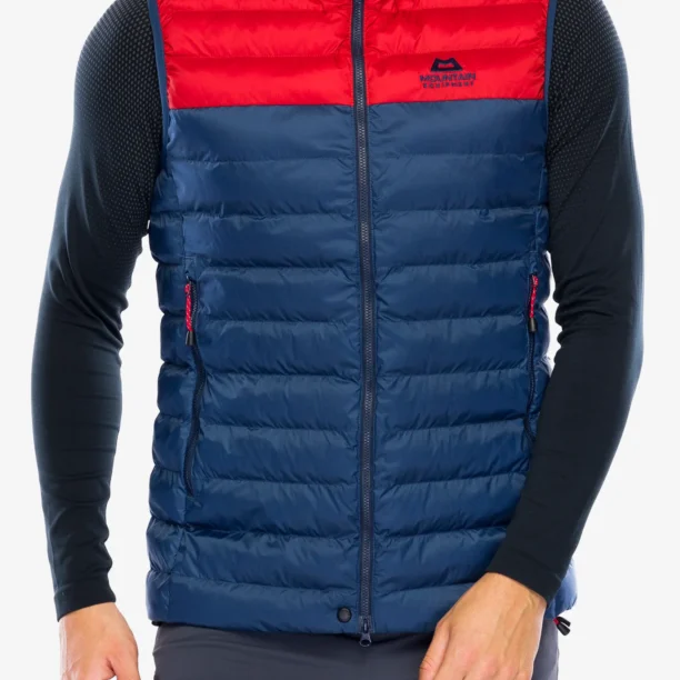 Vesta încălzită Mountain Equipment Superflux Vest - dusk/red rock