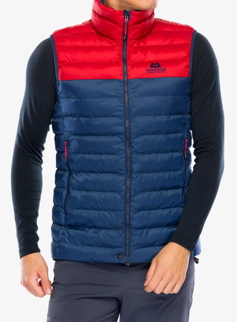 Vesta încălzită Mountain Equipment Superflux Vest - dusk/red rock