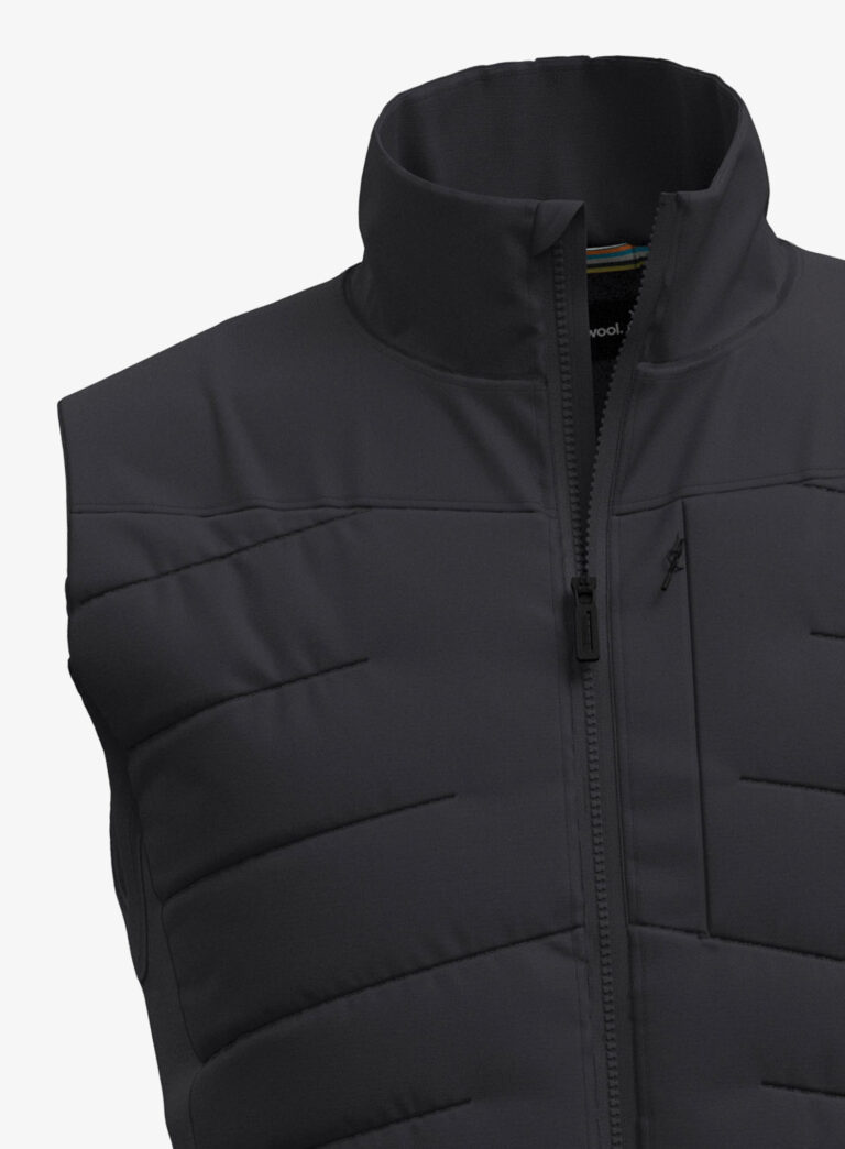 Vesta încălzită Smartwool Smartloft Vest - black preţ