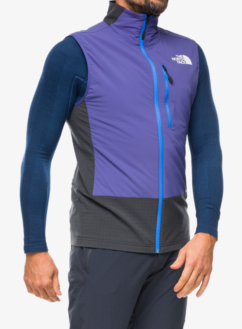 Cumpăra Vesta încălzită The North Face Dawn Turn Hybrid Ventrix Vest - grey/cave blue