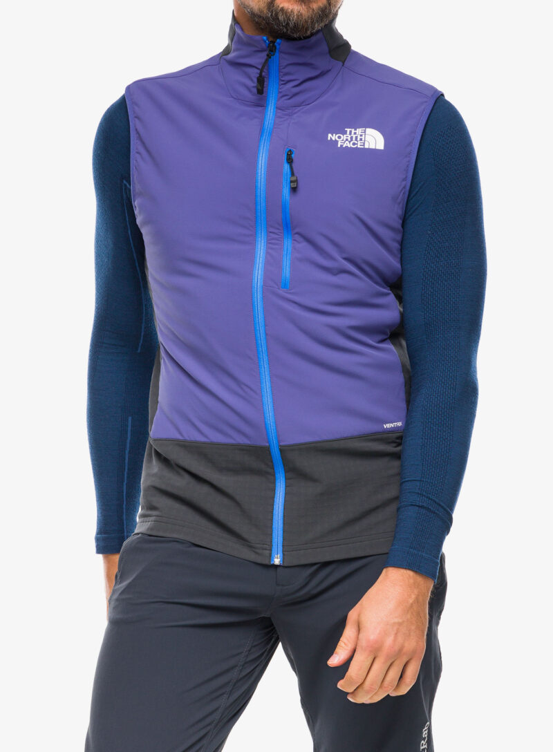 Vesta încălzită The North Face Dawn Turn Hybrid Ventrix Vest - grey/cave blue