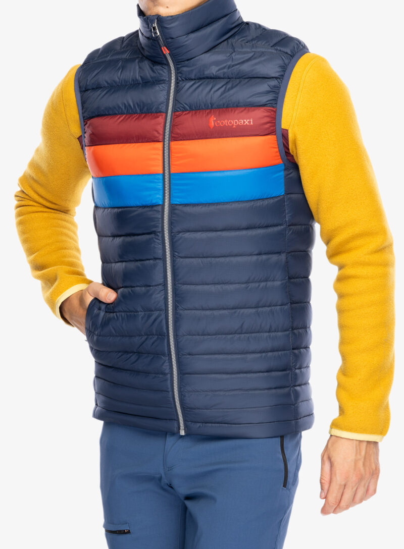 Vesta matlasata barbati Cotopaxi Fuego Down Vest - ink stripes