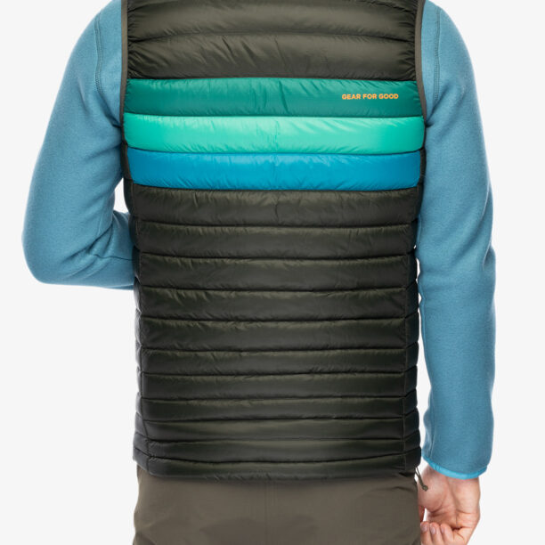 Vesta matlasata barbati Cotopaxi Fuego Down Vest - woods stripes preţ