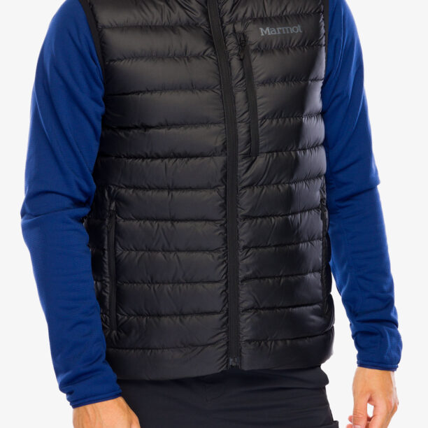 Vesta matlasata barbati Marmot Highlander Vest - black