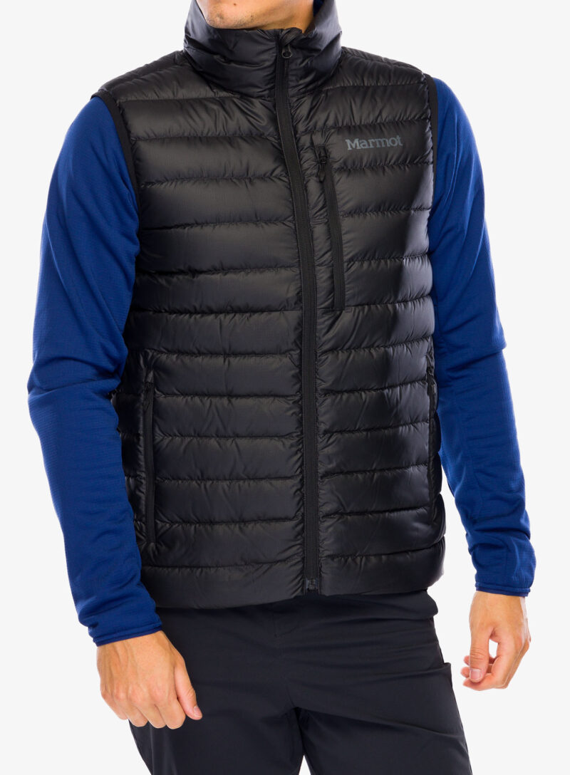 Vesta matlasata barbati Marmot Highlander Vest - black