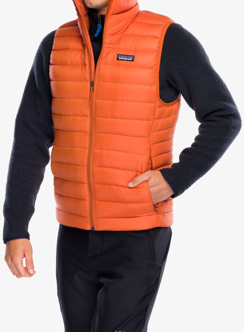 Cumpăra Vesta matlasata barbati Patagonia Down Sweater Vest - redtail rust