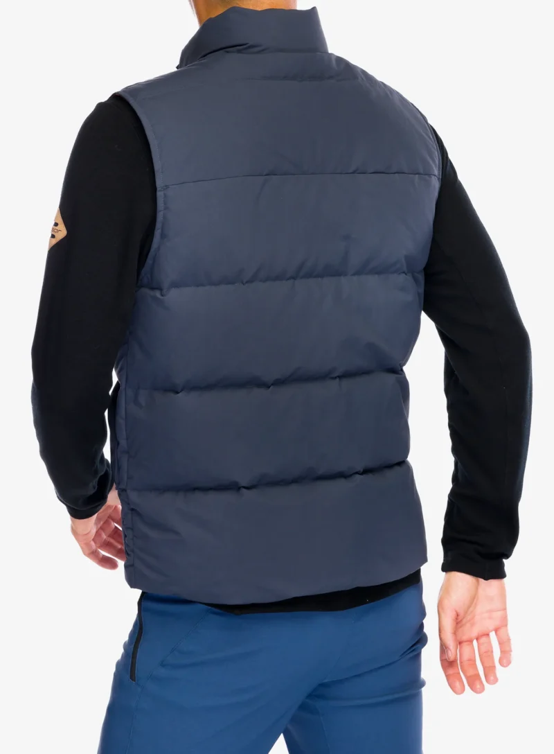 Vesta matlasata barbati Patagonia Downdrift Vest - smolder blue preţ