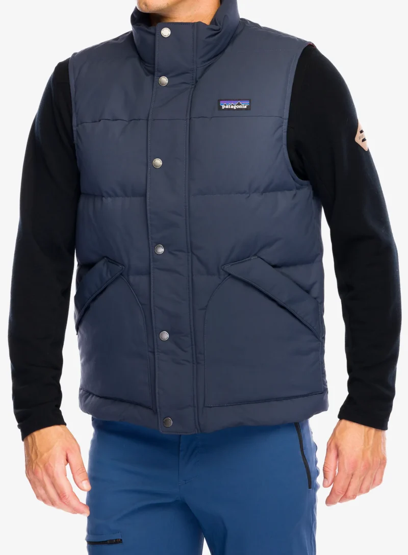 Vesta matlasata barbati Patagonia Downdrift Vest - smolder blue