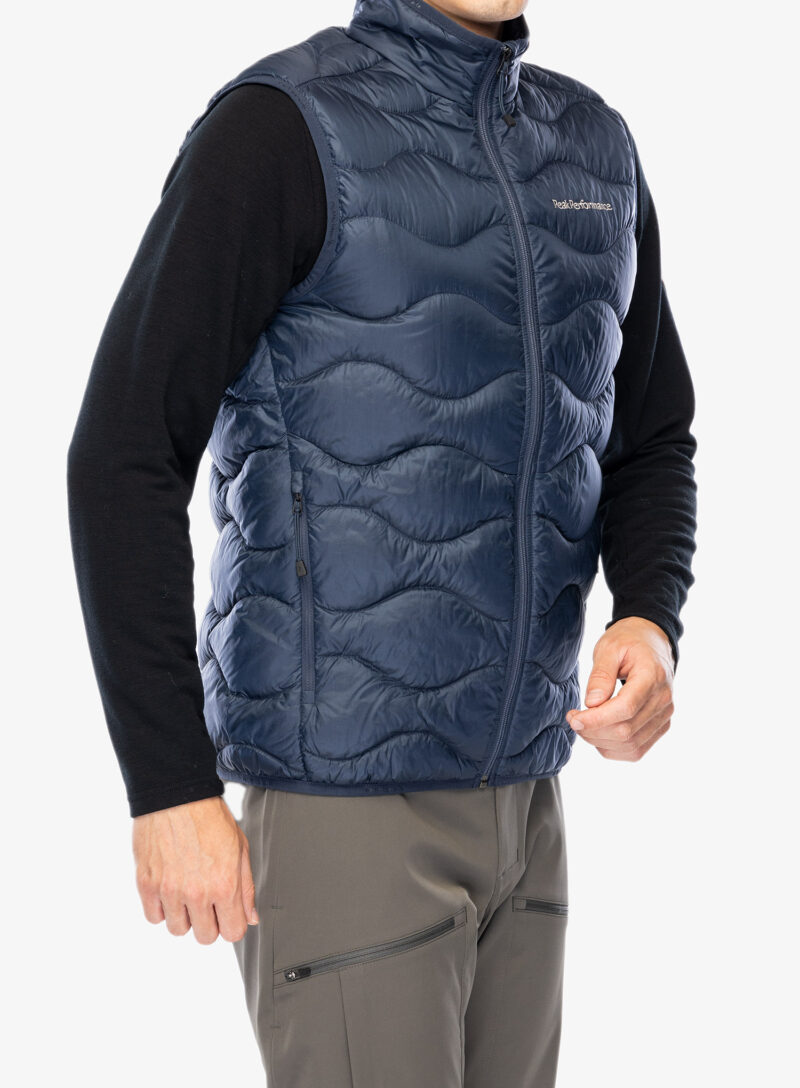 Cumpăra Vesta matlasata barbati Peak Performance Helium Down Vest - blue shadow/shadow