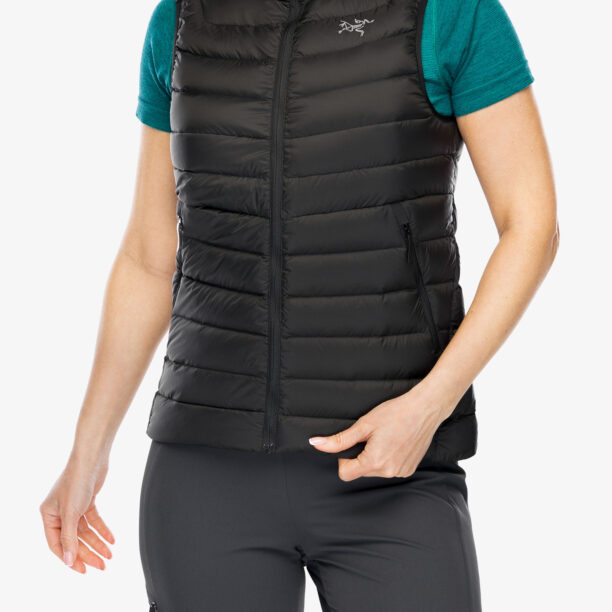 Vesta matlasata femei Arcteryx Cerium Vest - black/black