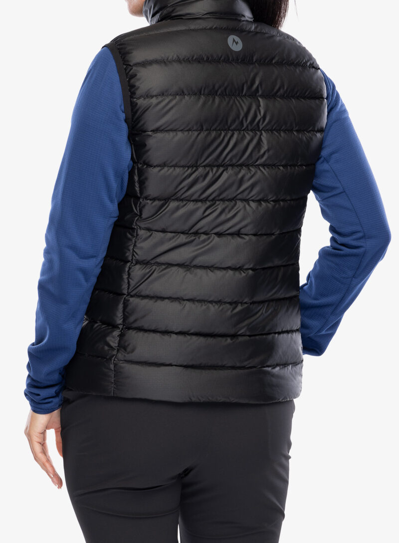 Vesta matlasata femei Marmot Highlander Vest - black/black preţ