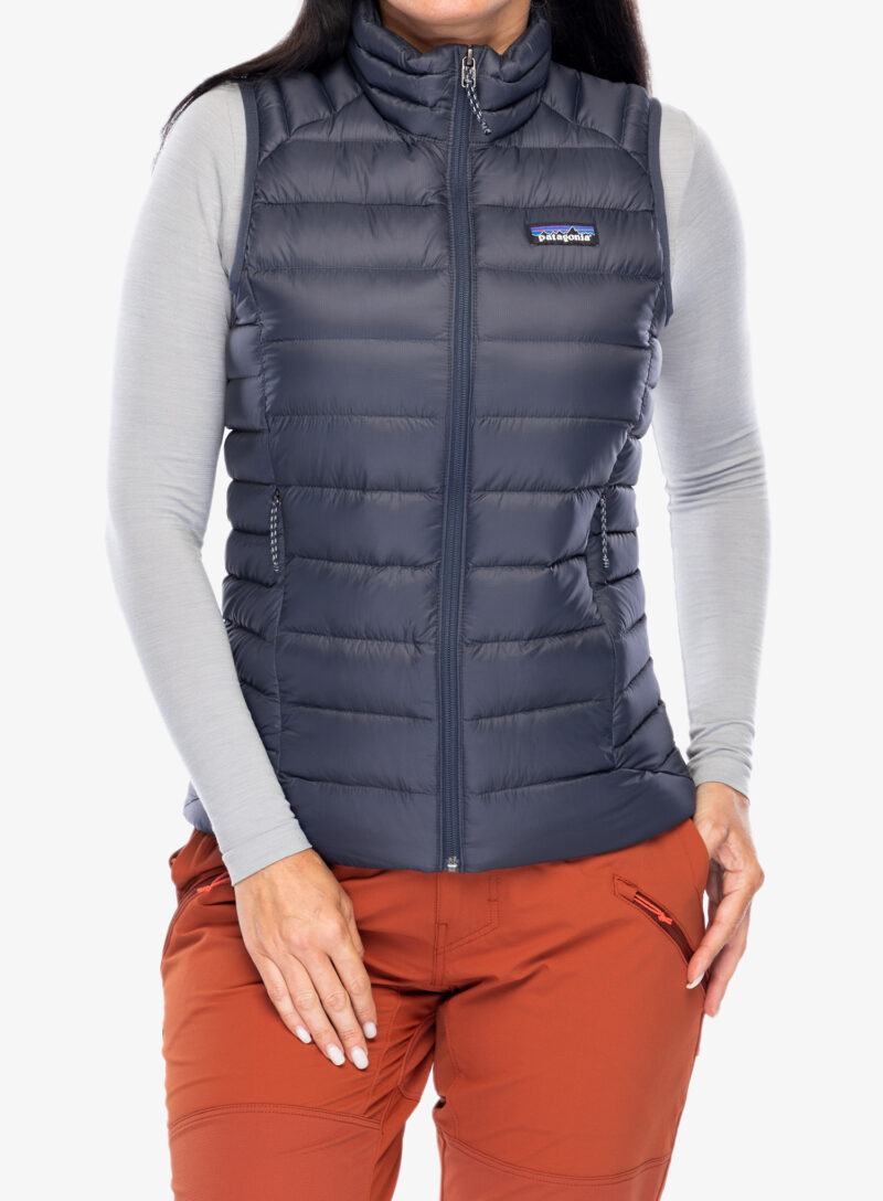 Vesta matlasata femei Patagonia Down Sweater Vest - smolder blue