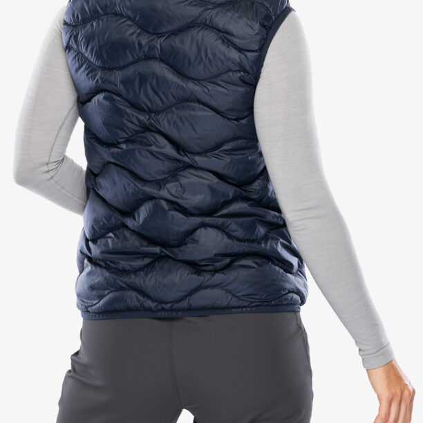 Vesta matlasata femei Peak Performance Helium Down Vest - blue shadow/shadow preţ