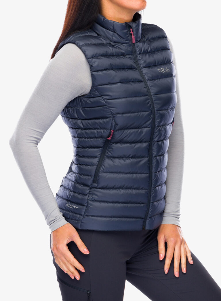 Vesta matlasata femei Rab Microlight Vest - steel