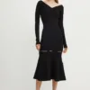 Victoria Beckham rochie culoarea negru