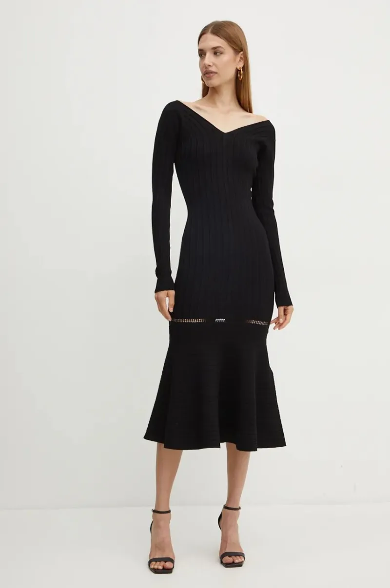 Victoria Beckham rochie culoarea negru