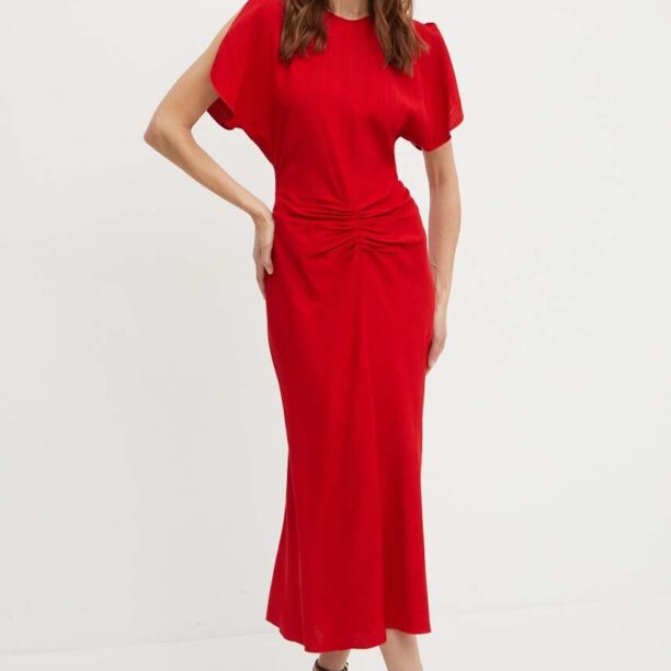 Victoria Beckham rochie culoarea rosu