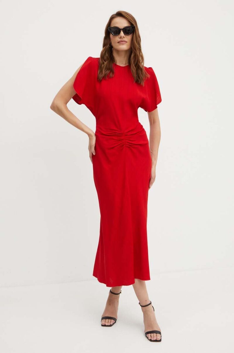 Victoria Beckham rochie culoarea rosu