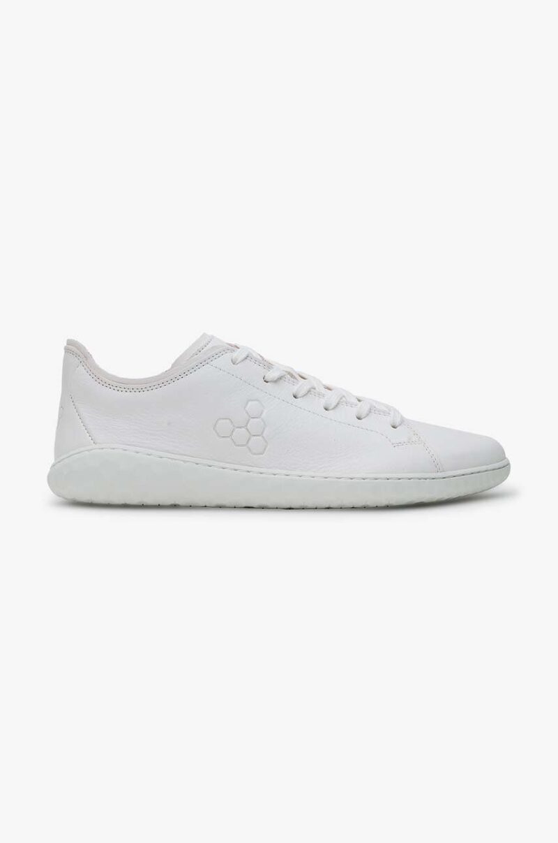 Vivobarefoot sneakers din piele GEO COURT III culoarea alb