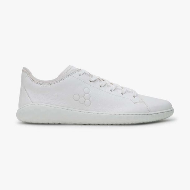 Vivobarefoot sneakers din piele GEO COURT III culoarea alb