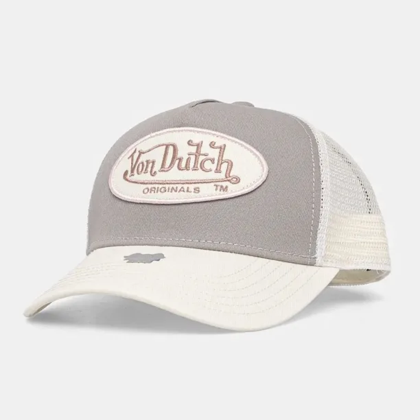 Von Dutch sapca TRUCKER BOSTON culoarea bej