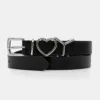 Y/Project curea Y HEART BELT 25MM culoarea negru