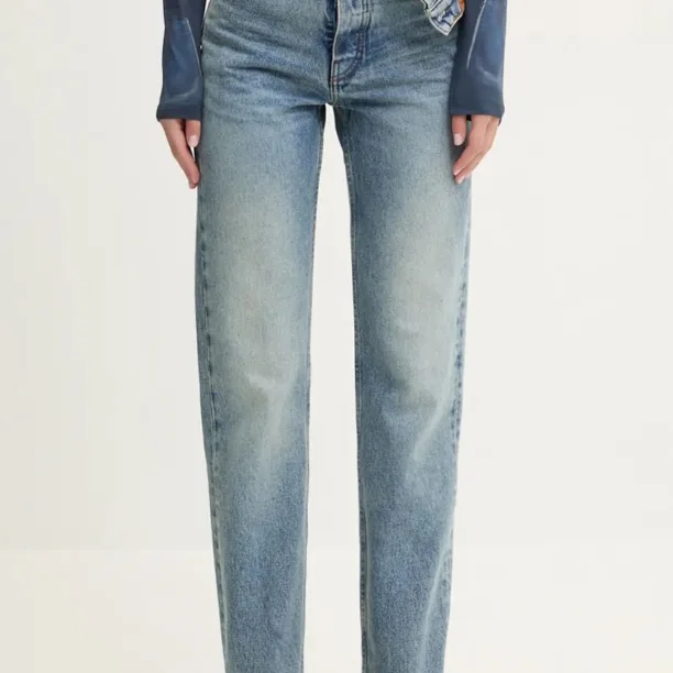 Y/Project jeansi EVERGREEN ASYMMETRIC JEANS 207PA001 preţ