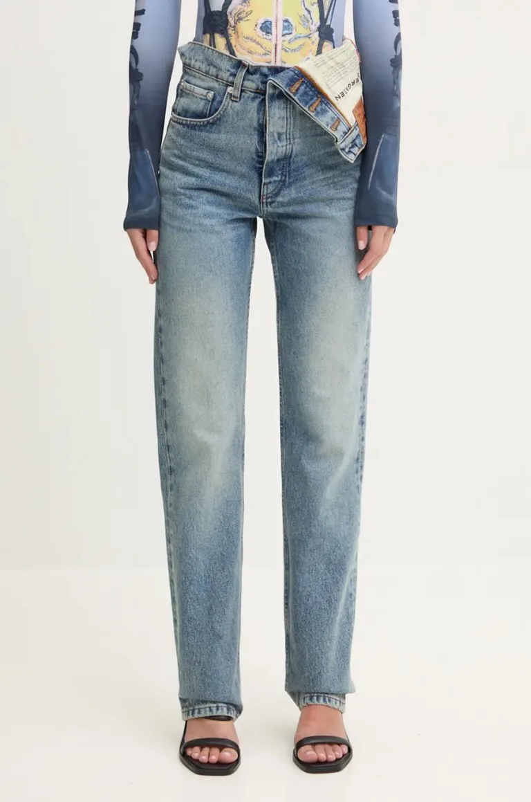 Y/Project jeansi EVERGREEN ASYMMETRIC JEANS 207PA001 preţ