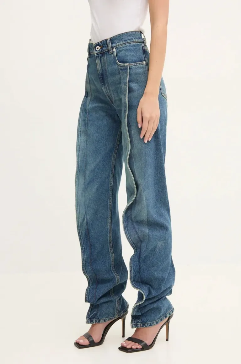 Y/Project jeansi EVERGREEN BANANA SLIM JEANS femei